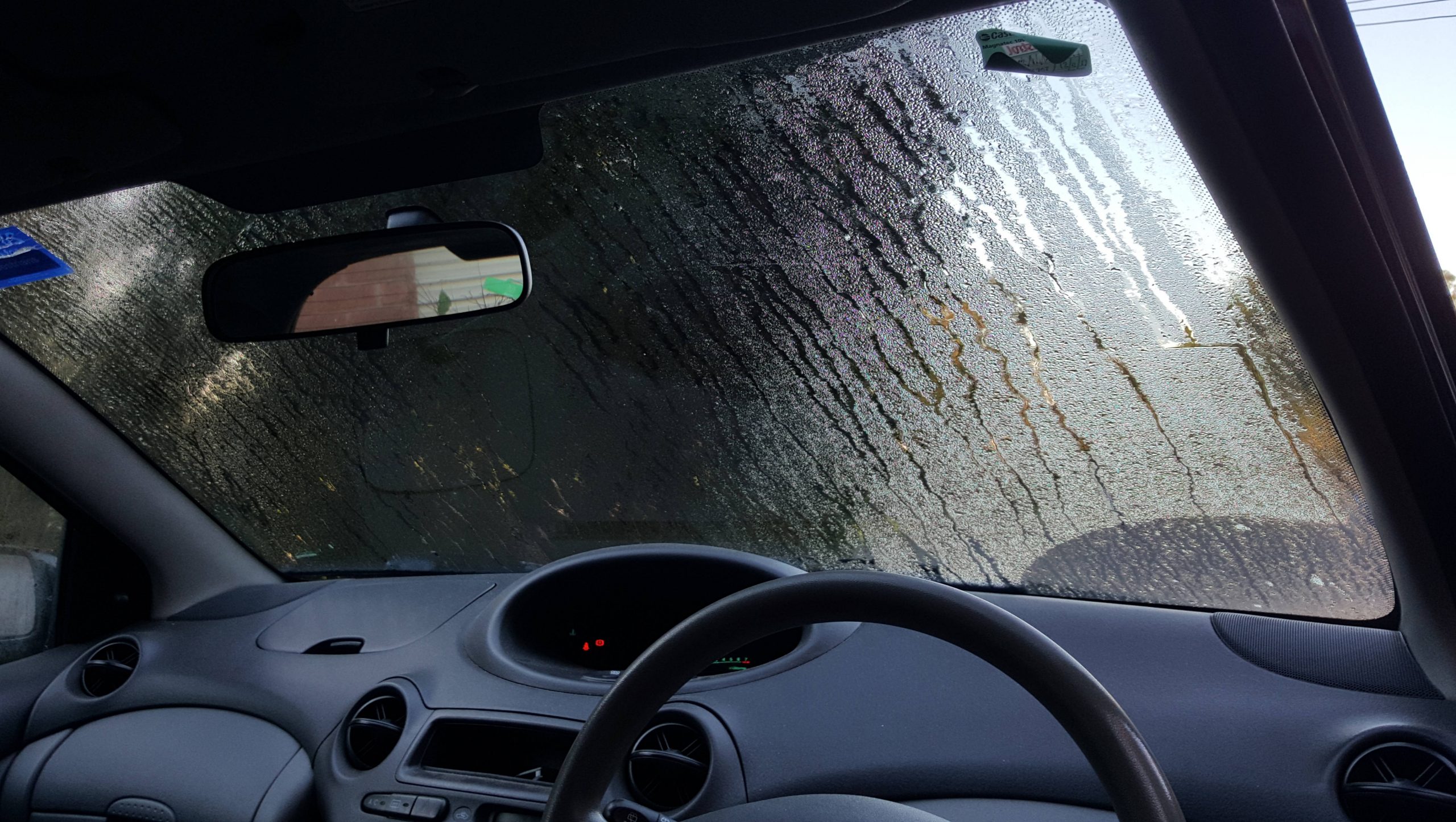 Condensation on car windows