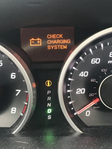 the charging system light warns you of a charging system failure