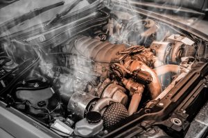 overheating of the engine caused by improper ignition timing